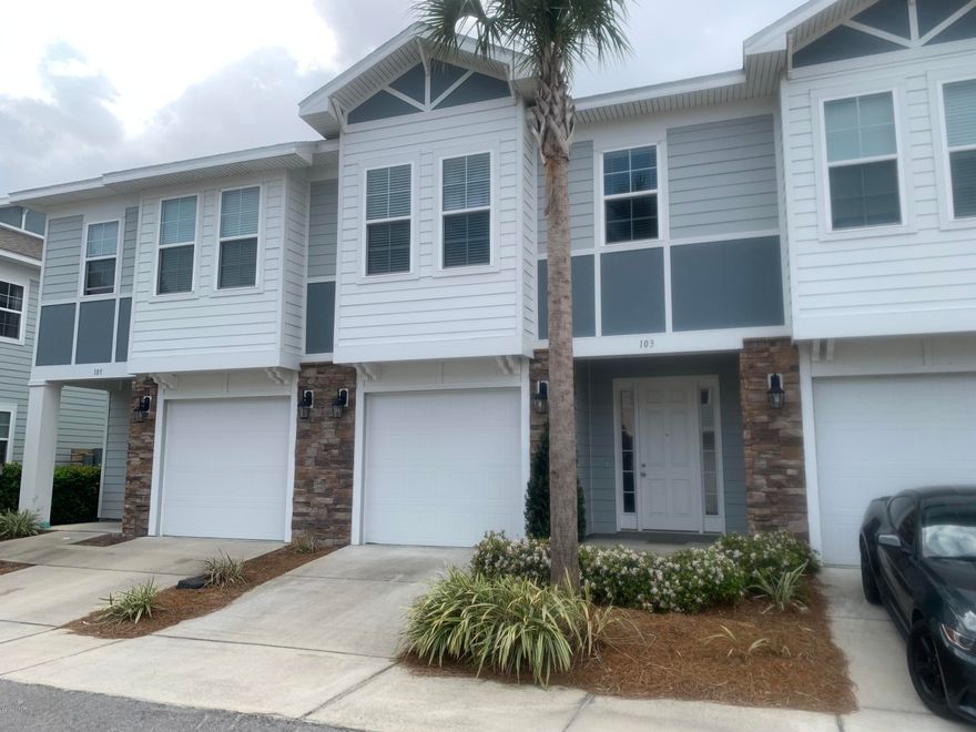 REDUCED!!**Back on the market due to previous buyers financing falling through**  This 3bd/2.5 bath townhome offers 2100 sq ft and has upgrades! This beautiful home has it all including a new updated bathroom vanity in the downstairs half bath, Granite, & Stainless Appliances. This home has large walk in pantry, lots of storage, garage, open living area and is immaculate throughout! Waterfall is located in a perfect location which is close to the beach, shopping, restaurants, schools, and features a community pool! Call for a private showing today!