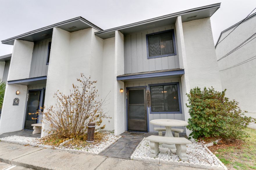 Living is easy in this 2 bedroom 1.5 bath unit conveniently located close to the World's Most Beautiful Beaches, popular dining and entertainment. Live just steps to the beach in this affordable updated unit, which includes a brand new furnace and AC. The open floor plan features tile flooring throughout the living, kitchen and dining area. Upstairs the spacious master bedroom has a large closet and a private balcony. The additional bedroom provides plenty of comfortable living space. Whether you enjoy a day relaxing by the pool or taking a short stroll to the beach this unit is the perfect place for you. This paradise won't last long, make an offer today!