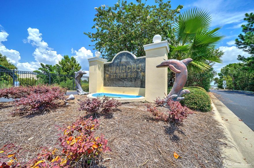 This beautiful gated waterfront community is one of Panama City Beach's best-kept secrets. This exquisite 2BR/2BA residence offers stunning views from the living room and master bedroom featuring a large balcony overlooking St. Andrews Bay. The unit is COMPLETELY FURNISHED, has new carpeting and has been professionally painted and decorated. Excellent location convenient to town, only a few minutes to the beach, the most affordable HOA and the finest amenities on the beach. Amenities include gated access, onsite gym, library, tennis court, courtyard, a Bay front pool & hot tub, equipped with BBQ grills and a 500 foot fishing pier, there's even a large community room with tv's for hosting parties. UPDATED PHOTOS COMING SOON. Sold w Boat Slip #53