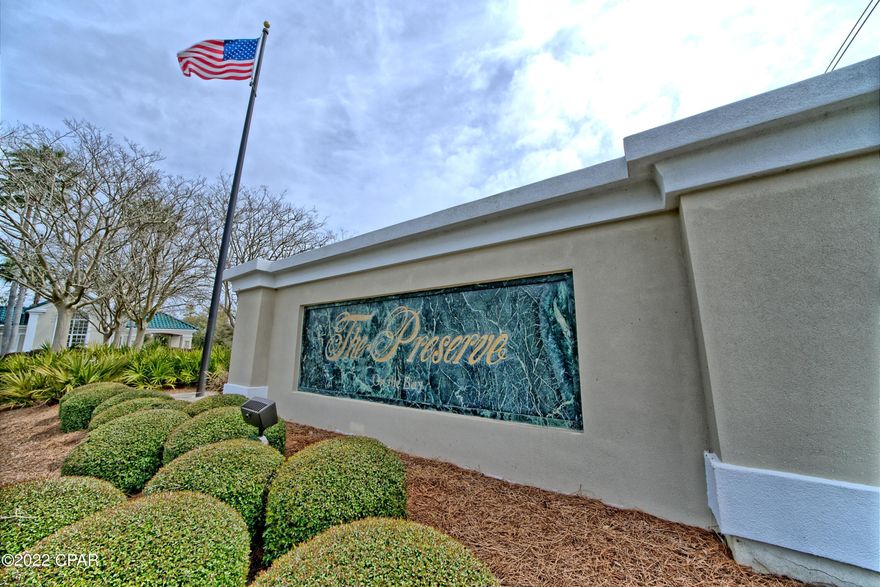 A beautiful home located in The Preserve! When you walk into the grand entrance you notice the high ceilings throughout, crown molding and lots of natural light. The home boasts an enormous Master suite with a sitting room, two walk-in closets and a Huge ensuite. Ensuite has double vanity's, a large jet soaker tub to unwind in and a separate shower. Additionally there is a room that can easily be used for a 4th bedroom, a library or an office. Kitchen has custom hardwood cabinets, huge pantry, gas cook top and a double oven, a kitchen made for cooking in. 2 bedrooms share a cute Jack-n-Jill bathroom and are spacious. There is an oversized screened in Patio and a yard just waiting for a pool!  This is a very pristine Neighborhood with a gated entrance!  Call today for your own private tour!