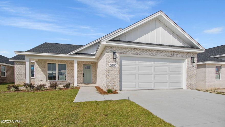 Bay Counties newest community has come to life, These homes are built by one of Bay Counties most sought after builders, Brick homes with spacious floor plans, custom solid wood cabinets, Quartz counter tops, Upgraded light fixtures, doors, Insulation, Trim, Low E windows, Luxury Vinyl flooring, Stand alone tubs, Neighborhood has under ground utilities, lighted streets. Zoysia Grass and landscaping! Let College Station be your next move.... This is a Dartmouth Floor Plan