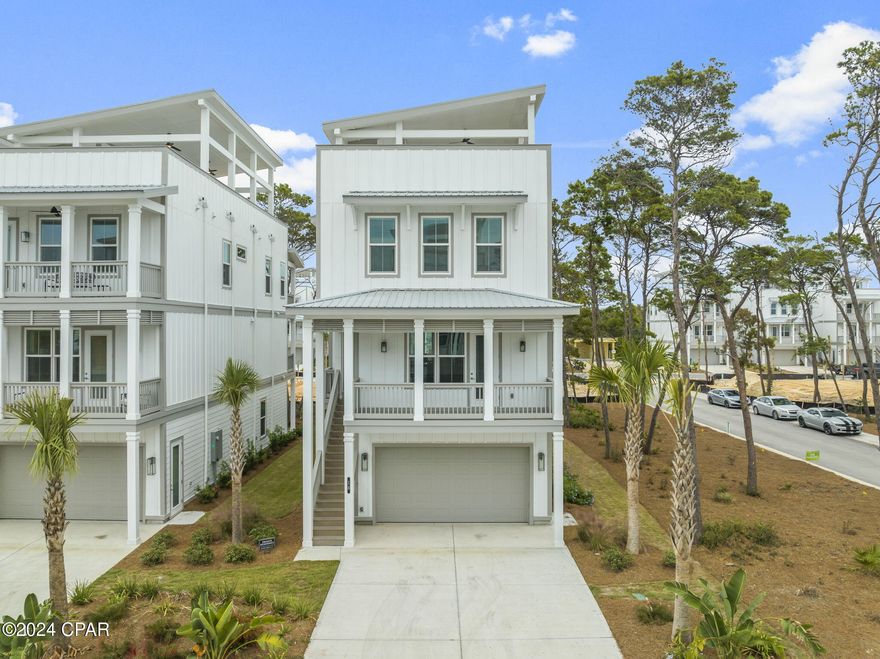Welcome to this beautiful, FULLY furnished, luxury-style home located in the Twin Palms community at Inlet Beach. This home is located within walking and biking distance to the finest attractions Inlet and Rosemary Beach have to offer. It is centered directly behind 30A Avenue providing are array of restaurants, shopping, and entertainment only footsteps away! This 4 bedroom/ 4 ½ bath residence includes three stories of spacious living with beautiful features you can't resist falling in love with. Level 1 offers a two-car garage with ample storage for your outdoor belongings, golf cart, and vehicles. Don't forget to wash off from the community pool or after spending a day at the beach in the shower located in the garage! As you make your way upstairs, you'll love the open, airy living space and the extravagant kitchen to fit for a true chef. The split bedrooms are spacious, all offering excess closet space and beautifully tiled bathrooms. The rooftop terrace is the perfect place to watch the Gulf sunsets and relax in the evenings after a long day. Come enjoy the luxury of 30A and check out this home today! 18 and 26 W Majestic are both available for long-term rentals.