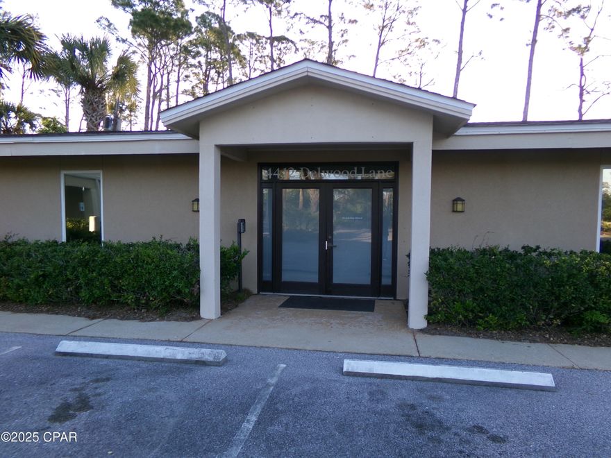 Delwood Office Park is a professional office complex with a diversity of Tenants in the Construction Field, Legal, Real Estate, Government, Attorneys, Accounting firm etc.  The complex is located near the Navy Base off Thomas Drive, and across street from Bay Point. The total square footage of the office is close to 2500 square feet to include 7 offices and two bathrooms. New Custom wood flooring installed on the right side of building Front Desk Reception desk already in place.    Landlord pays water, sewage, garbage.   The office building is fully wired for  Telecommunications and IT needs.    All Common Areas  include full access to main building break room,  two conference rooms, additional full kitchens and bathrooms.  There is no CAMS and it is not a Triple Net.  Tenant only pays the rent and electricity.  Abundance of parking and easy access.  State of the art Front Door Security Key Pad. Excellent opportunity to open your office at the beach location and suited for all professions such as Defense Contractors, or any other profession. NO CAMS, NO TRIPLE NET.....JUST RENT AND ELECTRICITY.  THAT IS IT!!