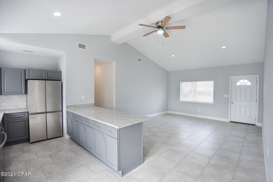 This open concept home has been completely renovated with all new soft close cabinets cabinets, appliances, granite, paint, updated bathrooms, and an amazing laundry room. This home also has a large backyard and carport! Complete with a back patio, this home will be great for any buyer!
