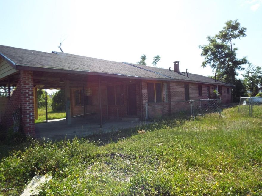 Brick Three bedroom two bathroom home on a .75 acre lot offered as is in Callaway.  The home is looking for the right handy man to turn back into the gem it was.  All sizes are approximate or taken from other sources please verify accordingly.