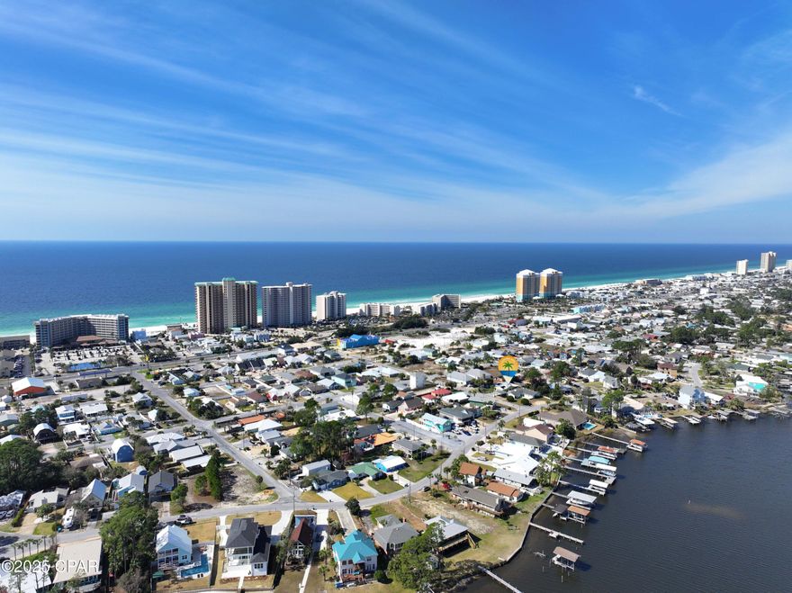 This price includes the real benefit for buyers with ''free solar panels''!  Beachside Living - 3916 Venus St, PCB! Just 0.4 mi to the beach via Rick Seltzer Park (with public restrooms/showers). Grand Lagoon is across the street, and a public boat ramp is just a few hundred yards away — perfect for boaters and water lovers!
NO HOA - save money every month!
NOT in a flood hazard zone so no flood insurance required - Solar panels equates to power bills as low as $26/month -
Gas stove and white countertops in a stylish kitchen - 2-car garage
Fenced backyard -great for pets and kids! - Fireplace and screened porch - cozy and breezy -100% tile floors - beach-friendly and low-maintenance - Golf cart-friendly area near restaurants, Walmart, and more. Whether you're looking to live full-time or invest, this place has it all!