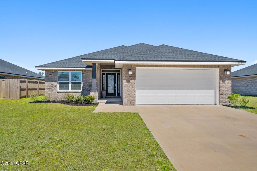 Come see this all-brick, 4-bedroom home, built in 2022, offering nearly 1,900 sq. ft. of heated and cooled living space and is situated in the heart of College Station--just minutes from schools, shopping, dining, and all your daily conveniences.

As you step inside, you'll immediately notice the attention to detail with the arched entryways, luxury vinyl flooring throughout the main living areas, and vaulted ceilings that enhance the open and inviting atmosphere. The spacious kitchen boasts granite countertops, stainless steel appliances, a cozy breakfast nook, and a convenient breakfast bar--perfect for casual dining or entertaining.

The master suite is a private retreat featuring tray ceilings, a generous walk-in closet, and a luxurious master bath with a double vanity, soaking tub, and a walk-in shower. Outside, the partially fenced backyard offers plenty of privacy, while the screened-in patio provides an ideal space for quiet mornings or relaxing evenings with family and friends. This well-maintained home is ready to welcome its next owner--don't miss out!