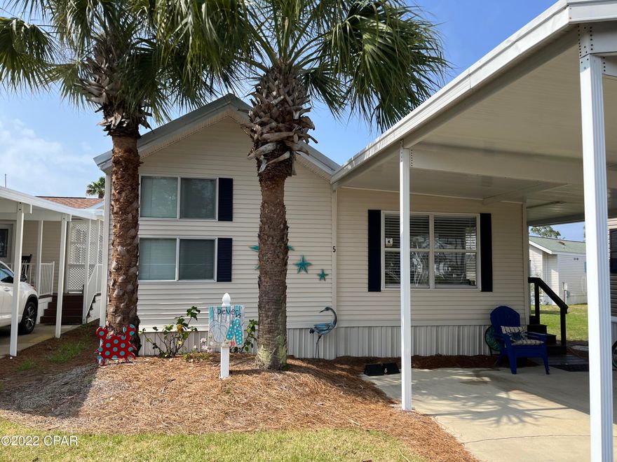 Available May 1st through November 30th.  Fully furnished 3 bedroom 2 bath park model home in the gated community of Emerald Pointe. This unit offers a spacious living room and dining room. The master bedroom has a king size bedroom set. plus 2 additional bedrooms and 2 bathrooms. All utilities included (Electric/Basic Cable/Internet/Water/Sewer/Trash). Sorry, NO PETS. Emerald Pointe amenities include 2 swimming pools, hot tub, fitness center, and a community room.