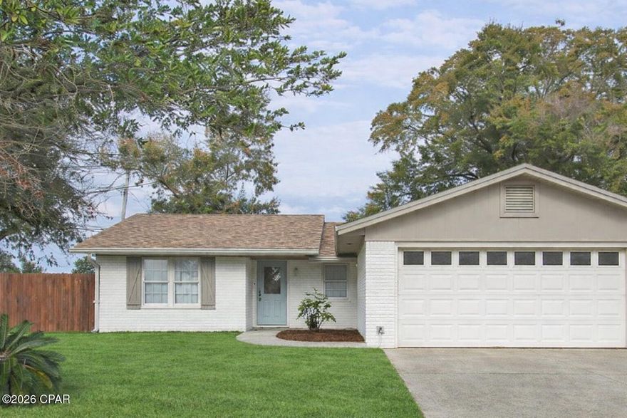 Welcome to this stunning brick home 3/2, ideally located just minutes from the Hathaway Bridge and only 15 minutes from the beach. Enjoy a quick 10-minute drive to the FUN filled downtown in Panama City area and St. Andrews Marina.
This remarkable property has undergone extensive renovations inside and out making it have an effective year built date of 2023 on the property appraiser site. This home offers a modern and inviting living experience. The newly remodeled kitchen features stainless steel appliances and provides a stylish, functional space perfect for cooking and entertaining.
Step outside to a fully fenced backyard complete with a covered slab porch—ideal for grilling and relaxing. A gazebo adds even more potential for outdoor enjoyment, and the double-gate fence allows easy access for pulling in your boat.
Situated on a corner lot, the home offers ample parking and a spacious garage measuring 21.5 feet deep, providing plenty of room for larger vehicles. Whether you're looking for the perfect starter home or a fantastic investment property, this one checks all the boxes.
📞 Call today to schedule your private showing!