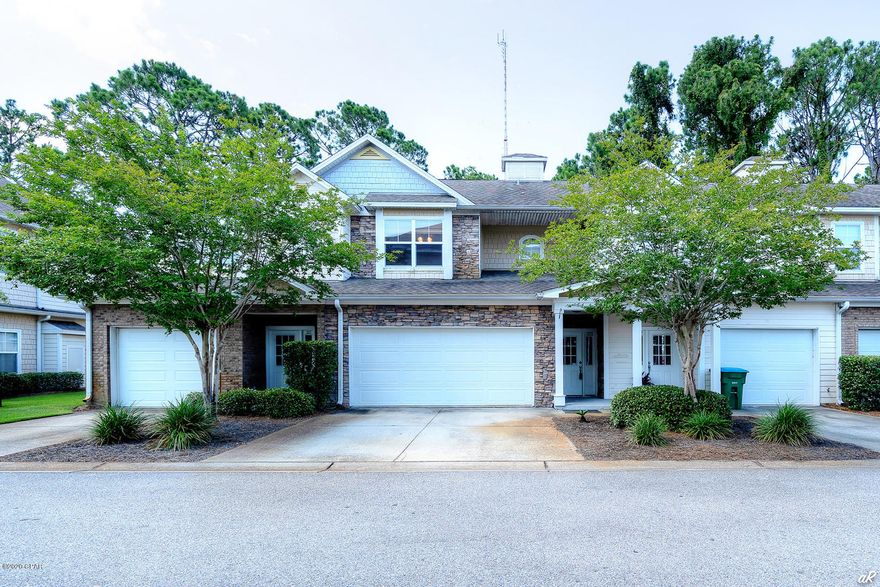 This condo is in excellent condition!!!  Two car garage!!!   Villas at Suncrest is a condominium that lives like a private townhome and provides maintenance free living, all the while having the spaciousness of a townhome and this unit even has a two car garage!  Kitchen features granite counters, plenty of cabinets and custom tile backsplash.  Tile and wood floors throughout.  This unit is in excellent condition!  You also have your own private covered back porch and small yard.   Villas at Suncrest is a gated community with lush, tropical landscaping throughout, appealing stone fronts, cedar shake & clap board siding. The neighborhood also offers clubhouse, pool, calming ponds and patio areas and fitness center.  Make this one yours today.