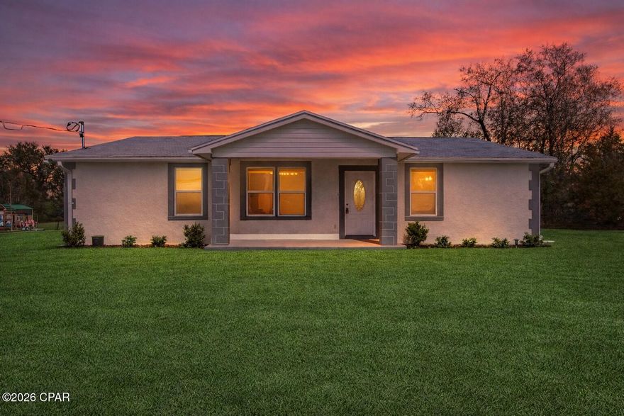 Brand-New Feel. Peaceful Acre. Zero Wear.

Welcome to a rare opportunity in Greenwood -- a 2020-built home that has never been lived in, offering the experience of new construction without the wait. Set on a fully fenced 1-acre homesite just off a paved road, this property delivers the quiet country lifestyle buyers crave with space to breathe and room to make it your own.

Step inside to an open, easy-flow layout designed for everyday comfort and effortless living. Natural light fills the main living spaces, where durable LVP flooring offers style and low-maintenance practicality. The kitchen connects seamlessly to the living and dining areas, creating a welcoming environment for gathering, relaxing, and daily life.

The primary suite provides a comfortable retreat featuring a walk-in closet and a tiled tub/shower combination with built-in seating. Two additional bedrooms offer flexibility for guests, work-from-home needs, or hobbies.

Why Buyers Love This Property:

-Never occupied -- fresh, clean, and move-in ready

-Fully fenced 1-acre homesite with peaceful country setting

-Covered front porch for relaxing outdoor living

-Durable LVP flooring in main areas + tile in baths and laundry

-Spacious laundry room with extra storage potential

-Stucco and stone exterior on slab foundation

-Well and septic system

-Plenty of on-site parking with room for vehicles, equipment, or future improvements

If you've been searching for space, privacy, and a like-new home without construction timelines, this property delivers a rare combination of simplicity, freedom, and value.