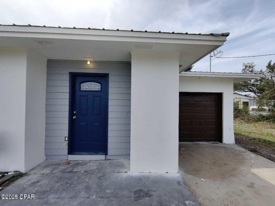 *** Huge, and elegant white 5 bedrooms/ 2 baths concrete corner house *** One of the biggest houses in THE COVE neighborhood. Centrally located within walking distance to Cherry, Jinks, and Bay Schools, and short drive to the beach, St. Andres Bay, downtown and the Tyndall Air Force Base!

 *** Over $200K in upgrades! Completely renovated with modern finishes, new flooring, freshly painted, recessed lighting trough out, stainless steel appliances, metal roof, landscaped, and much more!

2,328 Sq ft. 1 Car garage + 6 Parking spaces, and great patio area for kids' playground, BBQ, pets, you can even install an above ground pool for this summer!

*** RENTED until May 31st, 2026 for $2,300 monthly ***

Call now, it won't last *