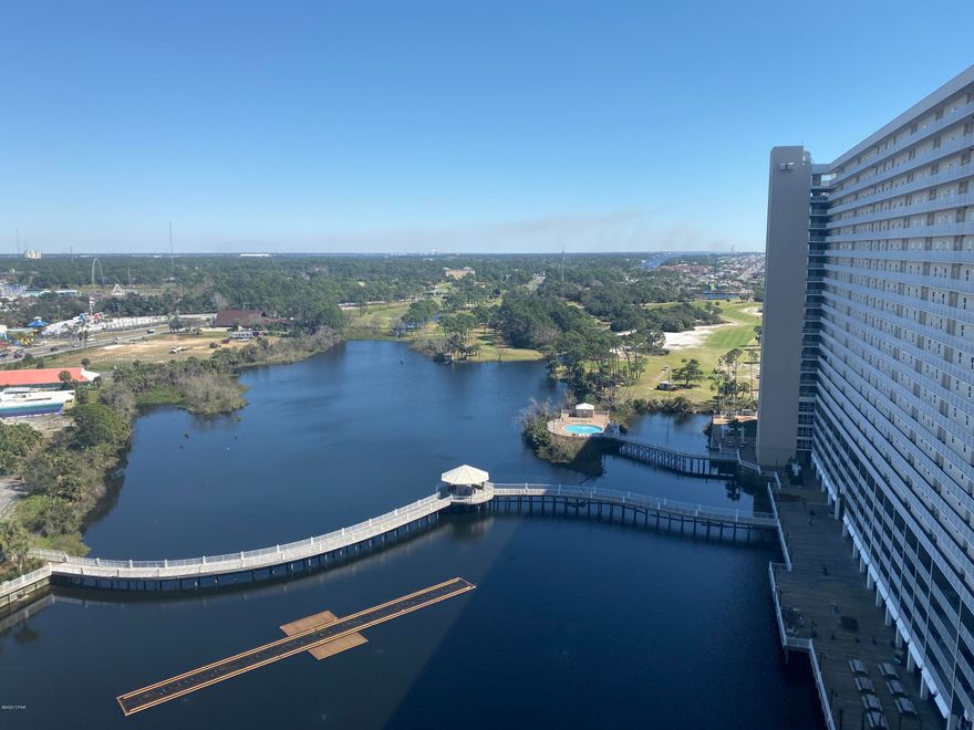 Just Steps Away From The World's Most Beautiful White-Sand Beaches, Shopping, Dining & Entertainment. This Beachside Resort Offers Unparalleled Amenities With Convenient Beach Access, 5 Unique Pools, A Kids Funscape Playground, Splash Bar & Grill, Gulf View Fitness Center & Covered Garage Parking. Laketown Wharf Offers A Variety Of Views Including The Gulf Of Mexico, Lake & Golf Course. Enjoy The Nightly Fountain & Light Show & Market Shops Along The 52,000 Square Feet Of Lakefront Boardwalk. This Residence Has 2 Bedrooms, 2 Baths, Bunk Room & Can Easily Accommodate Over 8 People