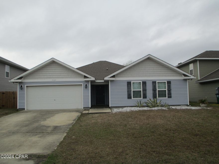 Spacious 4/2 single family home in Southport. On a quiet dead end street Open floor plan. Fenced back yard. Covered patio. All property sizes and ages are approximate, please measure and/or verify if important.
School assignments are subject to change, please check with Bay County for most accurate information.
Deposit is the same as the rent. Small and medium dogs allowed with a $300 non refundable pet fee per pet.