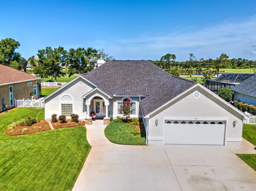 CURRENTLY UNDER CONTRACT, SELLER ACCEPTING BACKUP OFFERS. Stunning home in Bay Point's finest community of Legend Lakes on the Nicklaus Golf Course. This immaculate home offers a circular driveway & breathtaking back yard w/a solar heated pool & pond view. As you walk in you'll immediately notice the beautiful tile floors throughout & lots of natural light. You'll fall in love with the open floor plan, plantation shutters, spacious kitchen w/ granite counter tops & real wood burning fireplace in the living area & master bedroom! Bedrooms are large w/spacious closets. Master bedroom is truly fit for a king! Master bath offers a soaker tub, tile shower, his & hers vanities, & spacious walk-in closet. Home boasts a newer HVAC, water heater, irrigation pump, & pool pump equipment.