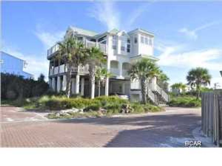 You must see this beautiful home that sits tucked in on Cape San Blas just steps away from the shores of one of Florida's most peaceful areas! You could be looking at one way to escape the world on the most beautiful beaches Florida has to offer. Miles and miles of white sandy beaches, aquamarine blue waters and the most gorgeous sunsets...this home sits in a quiet quaint little subdivision just off of CR30A. This home offers 2 master suites, 3 additional bedrooms, 4 baths with an elevator. The main living area is situated on the 2nd floor creating the comfort of a large living room that is open to the kitchen and dining area. The main master suite is also located on the 2nd floor. The 3rd and 1st floors offer additional bedrooms and living areas. There is also a sitting area