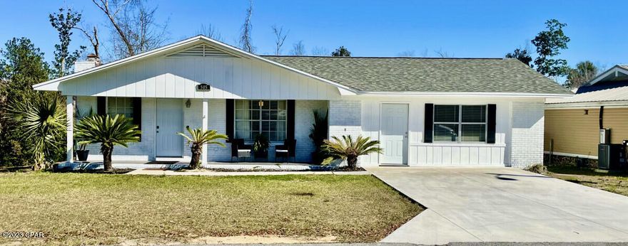 New! New! New! This house has been totally renovated with high end finishes, complete new kitchen cabinets topped with granite, subway tile back splash, stainless sink and faucet,  All new Samsung stainless steel appliances, Beautiful!  There is a brand new washer and dryer that's included with this house. Luxury vinyl plank flooring through the entire 2200 sq ft.  Granite  in both bathroom  new toilet, vessel sinks,  and tile in both!!! This property is turn key.  The fourth bedroom can be used as a family room at 440 sq ft  and the neighborhood is nice and quite with big oaks hugging the winding street for outstanding views.  You have a lake/creek in the back  so this house is very private.  You just have to see it to believe it.