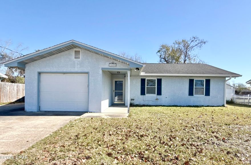 Priced to sell! This well-maintained 3-bedroom, 2-bath single-family home is located in the heart of Lynn Haven, one of the area's most sought-after, family-friendly communities known for its frequent local events and welcoming atmosphere. This home features updated kitchen appliances, and a functional, easy-living layout ideal for first-time homebuyers.  An additional oversized flex space measuring approximately 22'10 X 16'10 it offers endless possibilities and can be used as a man cave, home gym, playroom, or home office, allowing the home to adapt to your lifestyle needs. The HVAC was replaced in 2023 along with the hot water heater. Enjoy being just minutes from a nearby park with a playground, basketball courts, tennis courts, and a baseball field perfect for outdoor activities and family fun. Conveniently located near schools, shopping, and dining. This is a fantastic opportunity. Schedule your private showing today. Sizes are approximate, buyer to verify all info.