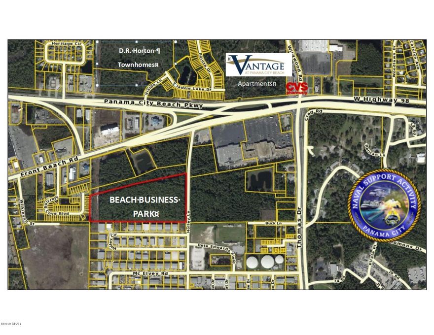 Beach Business Park is a 30 lot commerce/industrial park providing small lots for warehouse, R&D, storage, etc. Lots sizes range from 0.25 to 2 acres. Zoned C-4, Research & Design (light industrial). Recorded covenants & restrictions are in place. The lots are cleared and partially filled with utilities stubbed-out to each lot and master stormwater retention in place. Sellers are Florida licensed real estate broker and sales associate.