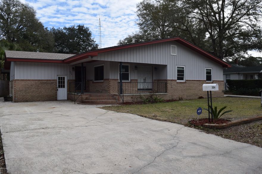 This is a huge house in the Cove near downtown Panama City with a large fenced yard, screened in pool and hot tub! This home is almost 2600 square feet and has 4 bedrooms and 2 baths. The backyard has a prepoured pad ready to build on that could be a nice workshop.The kitchen was updated with granite counter tops and has plenty of cabinets. The huge living room is all tile with a fireplace and access to the screened in patio. There is lots of potential here to create your dream home!