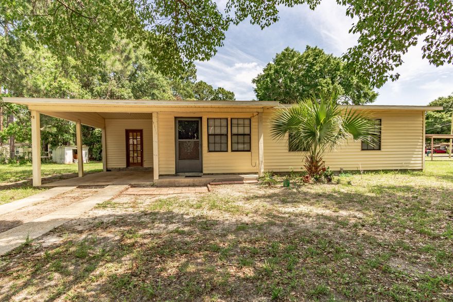 Very spacious corner lot located in St. Andrews.  Solid home with 3 bedrooms 1 bath.  Tile throughout the house.  There is a brand new AC, hot water heater and shower. The roof is only two years old.  The furniture in the house is available to be included in the sell except the master bedroom bed and washer & dryer.