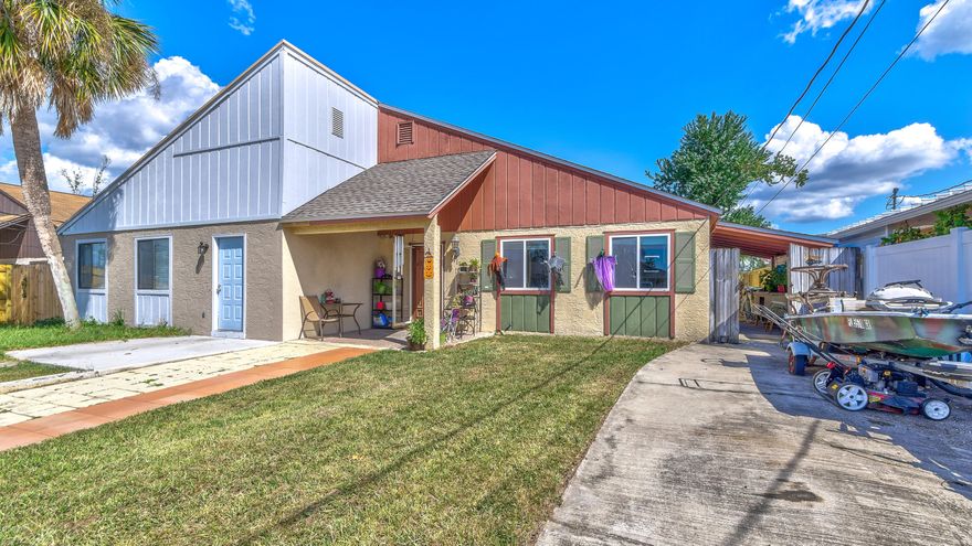 Great price point for an UPDATED HOME IN LYNN HAVEN. The interior boasts vaulted ceilings, wainscoting, tiled floors, new cabinetry and vanities, updated countertops and stainless steel appliances. The exterior features a new roof and a privacy fenced back yard. Perfect starter home or investment in one of Bay County's premier communities.