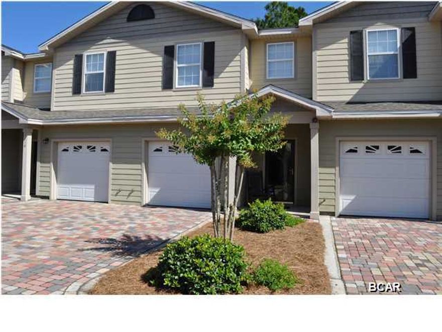 Fantastic starter home or retirement property! This Quail Hollow townhome has been updated recently and is move-in ready. Some of the features include wood laminate flooring on the first level, crown molding, granite counters and pantry in the kitchen, a marble walk-in shower in the Master Bath, and security cameras. There is a bonus room on the second floor that would make a great office or playroom. The one car garage does have an automatic opener and a covered patio off the back is perfect for the days when you want to grill out. The grounds of Quail Hollow are quite attractive with brick driveways and entrance and there is a community swimming pool and clubhouse. You're very convenient to the Navy base, schools, and an easy drive to town! All info is approx. and must be verified