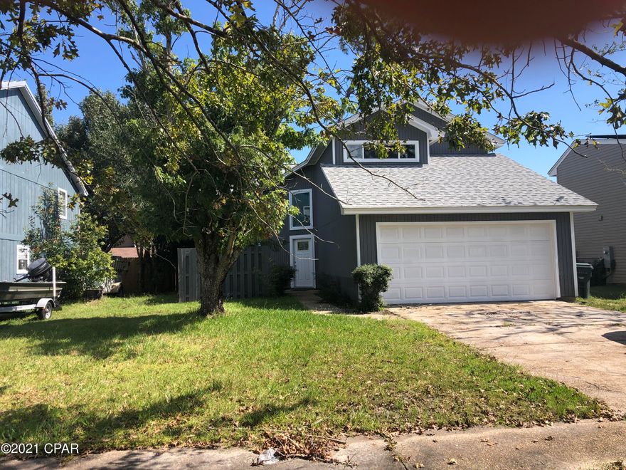 Currently under contract, seller accepting back-up offers.  Renovated unique home with little traffic in a small sudvivision with only one entrance. New vinyl plank floors, new paint inside and out, all new lighting fixtures and ceiling fans,  granite kitchen counter top. Very adequate storage with a large storage area upstairs in addition of walk in closet in master.  Also extra cabinet space, and shelves in master bath.   Private patio off the breakfast room, open patio in back. Roof 3 years old. Has not been occupied since renovation was completed.  Large two car garage with workshop area. Sq Ft., sizes, ages all approx., please verify if needed.
