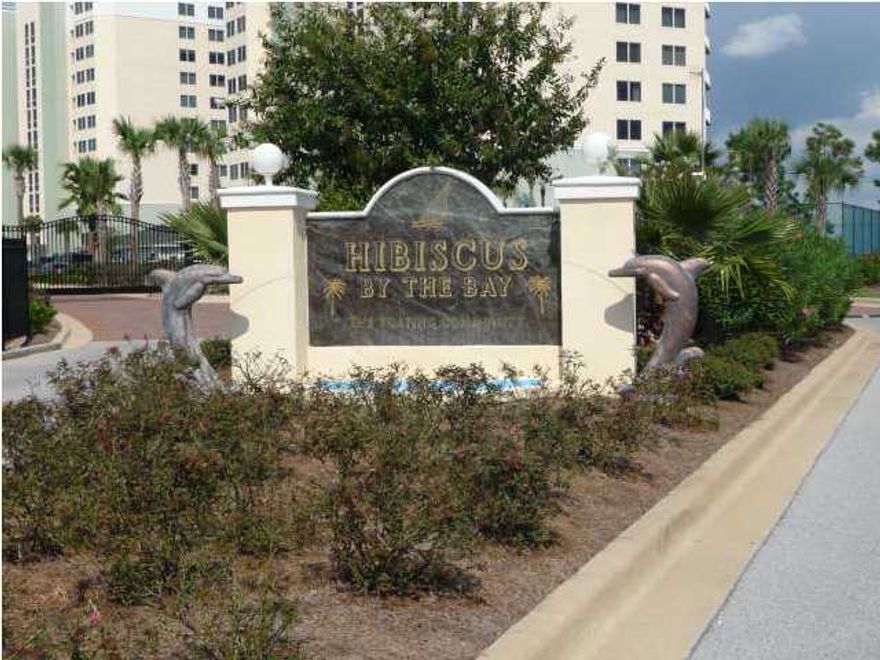 Beautiful Bay Front complex only 5-minutes to the beach.This 3-bedroom, 2 1/2 Bath corner unit features 2,020 sq.ft.. of living space highlighted by a large attractive kitchen. Kitchen features custom granite tops, loads of cabinet and counter space, nice sized pantry and a convenient laundry area off the kitchen. The master bedroom suite and bath are bay front offering gorgeous views. A giant double door walk-in closet adjoins the bath. The bath features raised dbl. vanities, an xlarge garden tub, and separate glass shower. Nice views from this unit as is a corner unit with plenty of privacy. A large balcony offers you plenty of room for a patio set. Sit outside or open up the drapes and enjoy