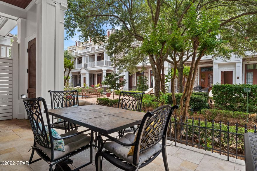 Gorgeous New Orleans Inspired Residence Located Right In The Heart Of Village Of Baytowne Wharf! This 3BR | 3.5BA Townhome Can Comfortably Accommodate Up To 10 Guests. The Main Floor Is Spacious & Open Making It The Perfect Area To Entertain. Featuring Viking & Samsung Appliances, Granite Countertops, Gorgeous Mahogany French Doors, Wine Fridge, Limestone Tile Floors & A Large Private Front Porch For Relaxing. The Second Floor Level Offers A 2nd Floor Master Bedroom With Ensuite, Additional Guest Bedroom With Shared Balcony, Full Bath & Laundry. The Third Floor Master Bedroom Features Private Balcony, Walk-In Closet, Double Sided Fireplace That Is Perfectly Situated Between The Master Bedroom & Bathroom. The Bathroom Is Beautifully Tiled With Double Vanity, Soaking Tub & Separate Shower. Sandestin Golf and Beach Resort Is A 2,400-Acre Premier Destination Resort And Is The Areas Only Resort To Offer Both Beach And Bay Access. Additional Amenities Include Four Championship Golf Courses, Tennis Courts, Pools, A Marina, Water Sports, Children's Programs, Fitness Center And Spa, Meeting Space And On-Site Dining, Shopping And Nightlife