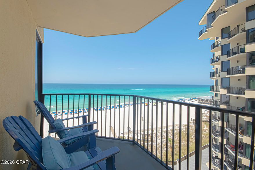 Welcome to Unit 811-E at the sought-after Sunbird Condominiums in the heart of Panama City Beach! This beautifully positioned Gulf-front condo offers breathtaking views of the emerald waters and sugar-white sands from your private balcony. Perfect as a vacation getaway, investment property, or full-time residence, this unit combines coastal charm with unbeatable convenience. Enjoy an open and airy layout filled with natural light, a spacious living area designed for relaxing after a day at the beach, and direct beach access just steps away. Sunbird amenities include multiple swimming pools, tennis courts, fitness facilities, gated security, and a prime location next to Pineapple Willy's and close to shopping, dining, and entertainment. Wake up to stunning sunrises, unwind with spectacular sunsets, and experience the best of beachfront living on the world-famous shores of Panama City Beach!