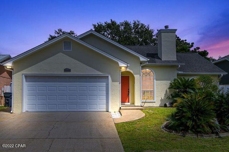 Welcome to this stunning Bungalow. Your new beach Bungalow is part of the Bid-A-Wee Beach Community with private beach access. No short term rentals allowed but .3 tenths of a mile to the emerald waters and sugar sands. The home marries historic PCB charm with beach modern finishes. Natural light reflects off the newly updated finishes throughout the home. Configured with entertaining in mind your completely remodeled gourmet kitchen leads to your low maintenance patio with plenty of room for seating, firepit and entertaining. Geographically poised between Panama City and PCB minutes from shopping and dining. This home features coastal lifestyle at its best.