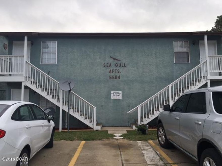 Apartment is a 1 bedroom, 1 bath home located on in Panama City beach. This property is convenient to the beaches and shopping.Water, sewage, pest control, and lawn service are included with rent.