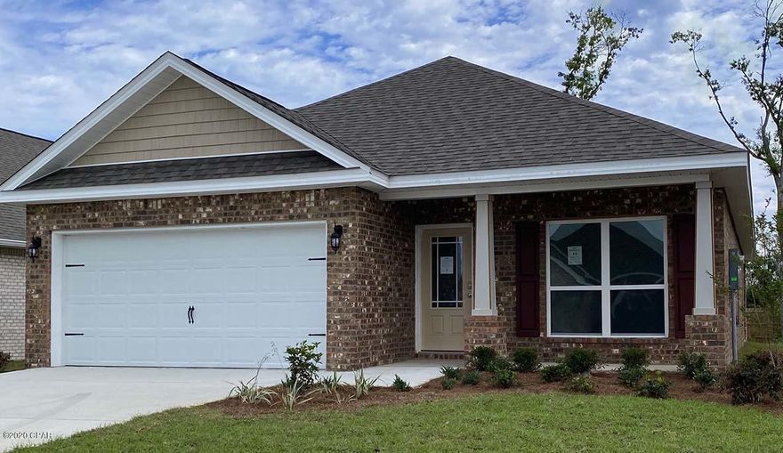 Red Tag Event! Reduced Price and Huge Closing Incentives (up to $12K) with new contracts by 4/30/2020 closed by 6/30/2020 using DHI Title and Mortgage Services. Call for Details. Welcome to Andrews Plantation. This new subdivision located in Panama City is now selling. This Oakley floor plan ready for move in. As you enter this home you will find vinyl plank flooring throughout the common areas. Just off the foyer is a room that could be used as a dining room or study/office. The walls are orange peel texture and have quality paint, elegant doors are finished with brushed nickel hardware. The

kitchen is open to the breakfast area and has a center island. Appliances include a smooth top stove, dishwasher and microwave and a Kinetico Water filtration system. A standard smart home package is also included with KwikSet Keyless entry, Echo Dot & Qolsys touch panel which can be integrated.Pictures, photographs, floor plans, elevations, features, colors and sizes are approximate for illustration purposes only and will
vary from the homes as built. Home and community information including pricing, included features, terms, availability and
amenities are subject to change and prior sale at any time without notice or obligation. For Move-In/Completion Estimates:
Ready dates are estimates only. Timing of completion of construction and buyer move-in are subject to contingencies
contained in home purchase agreement and governing jurisdictions issuance of a certificate of occupancy, and may change
due to forces majeures and other delays or disruptions outside the reasonable control of D.R. Horton, Inc.