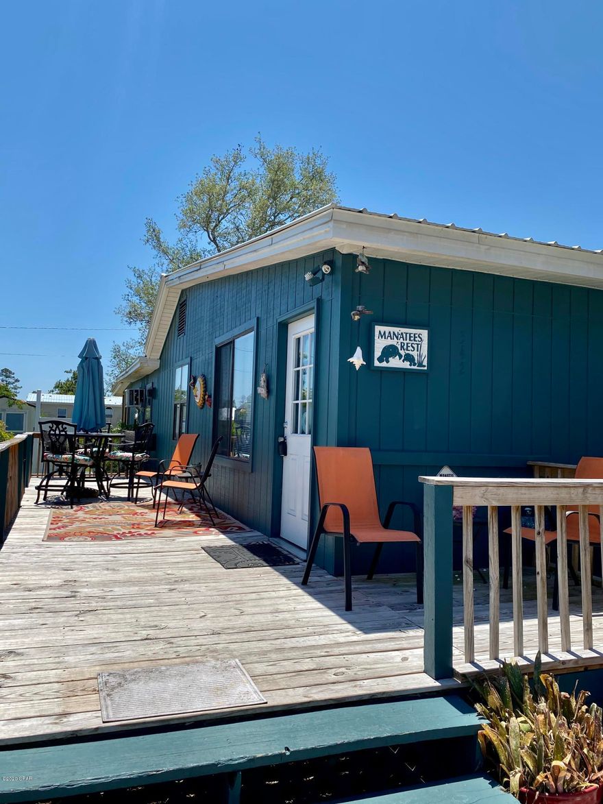 This amazing property is just a short walk to the sugar white, dog friendly beaches of St. Joe, located just west of Windmark Beach, very close to Mexico Beach.  This home has an extensive short term rental history with an established customer base.  Yard is fully fenced,home has a new metal roof and many upgrades. There is also a new shed, a separate carriage house that could be fixed up to add to the rental capacity, and Seller will also throw in a golf cart with acceptable offer! Seller is also willing to consider owner finance with acceptable terms.