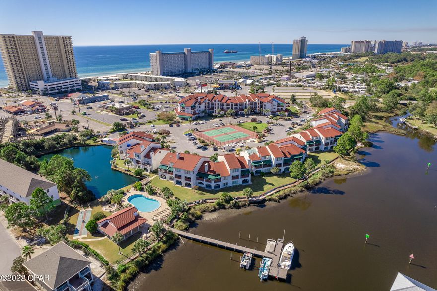 Enjoy a beautiful condo overlooking the lagoon that is also a short walk to the beach.  You get the best of both worlds in Villas of St. Thomas.  The complex has a first come first serve boat dock so it is the best complex for boating/fishing enthusiasts!  There are also restaurants, shopping and entertainment within walking distance making it a great vacation rental property.  This one sleeps 8 people including the additional bunk room and sofa sleeper.  Enjoy beach living with your family that is also a great investment opportunity.