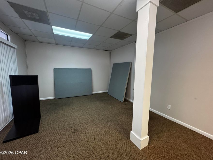 Located just west of the Hathaway Bridge in the open air Promenade Mall, this ground floor office/retail space is currently configured for an office user, but could easily be built out to accommodate any retail user.