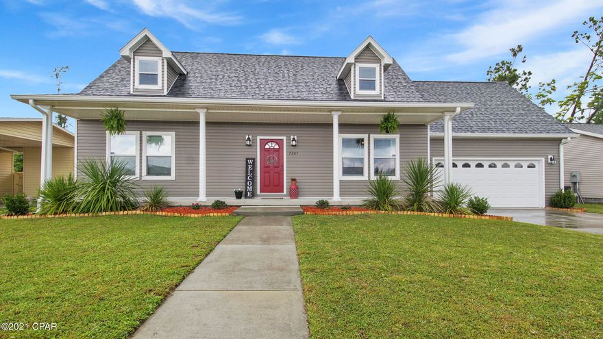 Check out this beautifully maintained, 2-story, 3bd/2.5bth home with great split-bedroom floorplan. Spacious master bedroom is located downstairs with 2 good sized bedrooms found upstairs that offer ''reading nooks'' with great natural lighting. Upstairs also features flex loft space for office or play area, along with full bathroom. Downstairs has all new LVP flooring with all stainless steel appliances in the kitchen and additional half bath for guests just off the laundry area. Exterior includes new roof, new vinyl siding/gutters and added french drain in the fully fenced in backyard. Oversized 2-car garage offers additional attic storage space. This great property is located minutes from Tyndall AFB, shops and dining. All sizes/measurements are approximate; please verify if important