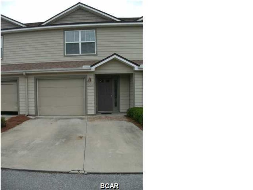 3 bedroom 2 bath townhome convenient to Tyndall AFB with an attached 1 car garage. This is a spacious unit with an open floor plan. All sizes are approximate, please measure and verify if important. School assignments are subject to change, please check with Bay County for most accurate information. Pets allowed with owner approval and NON REFUNDABLE pet fee of $150.00 per pet. Breed restrictions apply. Available 1st week of May