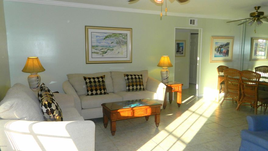 For rent. This luxury condo is just steps to the private beach and bay front pool. Fully furnished with immediate occupancy available. Washer and dryer included. Cable, water, sewer, garbage included in rent. Pet under 24 lbs considered with non-refundable $250.00 pet fee.The complex is within easy walking distance to restaurants such as the Captains Table, Uncle Ernies, Hunts Oyster Bar and the newly opened Shrimp Boat. Come see this neat complex that sits alongside St. Andrews Bay and features 2 pools, a private beach, and 7 beautifully landscaped acres. Whether it is July or December, this complex is quiet and offers the best of Bay living with easy access to the Gulf of Mexico. The complex features a 20 slip marina and it is still possible to buy or rent a slip and become part of the b