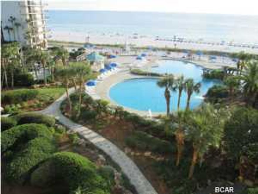 Make your appointment today to see this gorgeous 2bed/2bath condo in the highly sought after Tower I at Edgewater Beach Resort, the only full service resort on Panama City Beach. Enjoy breathtaking views of the beach and perfect views of the lagoon style pool from your private balcony or from indoors, as this unit boasts wall to wall and floor to ceiling windows! This unit comes fully furnished with fresh paint, newer appliances, including the washer and dryer. The kitchen is absolutely beautiful and has been updated with one of a kind granite. This unit is great for a family beach getaway or for an investment and has the numbers to back it up.