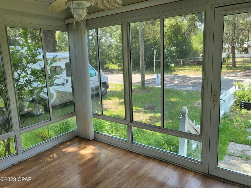 Highest and best by Noon Monday, multiple offers! In the heart of St Andrews just two blocks to Beautiful St Andrews Bay and NOT in a flood zone. This cutie is just waiting for a fresh bit of paint! Nice new Hip Roof ( the least expensive roof to Insure!), all new double pained windows, AC is in great shape and does appear to be less than 10 years old. Beautiful Solid oak 3-inch Hardwood floors in great shape. Kitchen and bathroom need updating. 
(see photos) Back yard is much bigger than the defined area, property line on the left (East) side starts at telephone pole. So you can drive into the back yard from the street!