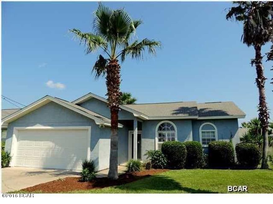 Motivated Seller!! This is a wonderful home located a stones thrown from the white sandy beaches and emerald waters of Panama City Beach. If you want to spend a day away from the beach, this home is the entertainers delight! The backyard has a gorgeous in-ground pool, screened in porch and plenty of room for the kids to play! The split floorpan gives ample privacy for the guests that will be sure to be coming to visit you!! This home had a new roof put on in August of 2016, a new sprinkler system installed in March of 2016 and a new pool pump in March 2015. This home is the complete package! Make your appointment today!