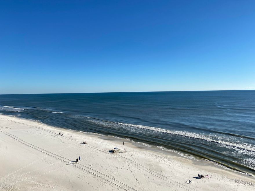 Pinnacle Port! Rare Find! Gulf Front Balcony with stunning views from this beautifully remodeled one bedroom, 2 bath Tower unit. Working closely with the owners, a local well-known contractor remodeled the unit and his craftsman carpentry is evidenced throughout in the beadboard wainscoting, baseboards, crown molding, chair railing, cabinetry and other details. Additional special features include a bright and inviting tiled foyer, tile through the unit, top-of-the line counter-width appliances, hardwood  stair treads, beautifully tiled showers with glass doors, large bedroom closet with owner's closet inside, stack washer-dryer combo unit, spacious pantry, sleeper sofas, fully furnished except for a few items.  See excluded items list attached to listing.  Pinnacle Port Resort is situated on a 25+ acre site within a beautiful gated community having over ¼ mile of beach frontage!  The complex has lots of amenities including two swimming pools, tennis courts sauna/steam room, fitness room, its own private freshwater dock with boat slips boat launch and wi-fi.   Please note that the Association fees include electricity for heating, cooling and hot water.  The owner pays a small electricity bill for lighting and appliances only.