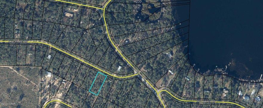 Over a half acre lot right in the midst of three world-class fishing lakes! Lucas Lake, Stewart Lake, and Hicks Lake. This lot is a great option to build your dream home or do a mobile home land/home package. Convenient location between highway 77 and 79 and a short drive to the interstate or Panama City Beach.