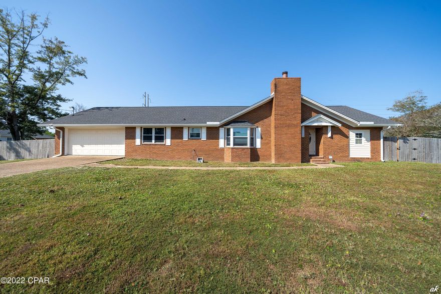 CURRENTLY UNDER CONTRACT, SELLER WILL CONSIDER BACKUP OFFERS' Move in ready 3 bedroom 2 bath 2 car garage home with a bonus room, tile, laminate and carpet flooring. Home is situated on a huge lot with many possibilities, enclosed large heated and cooled back patio. Located in an established centrally located neighborhood. 

All measurements are approximate.