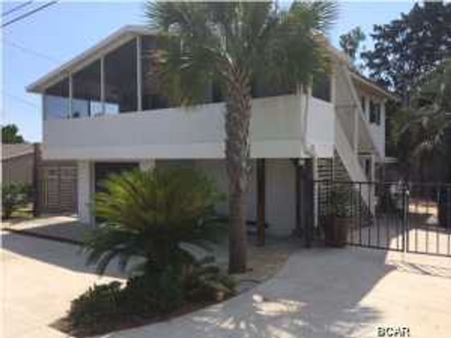 2 bedroom 2 bath nice house. Currently under renovation. Please call Listing agent to see this property If you are looking for a great little beach house, you have found it. Less than 1/2 mile from the Gulf of Mexico. It has all new appliances and hard-wood floors. There is a pool to keep you cool during the hot Florida summer. It is currently a 2 bedroom, 2 bath house but is currently being upgraded to a 3 bedroom.