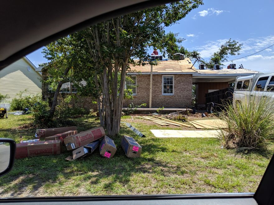 ''Info only, not a good comp, heavy damage to house from Hurricane Michael, Seller kept insurance money and sold AS IS, cash.''