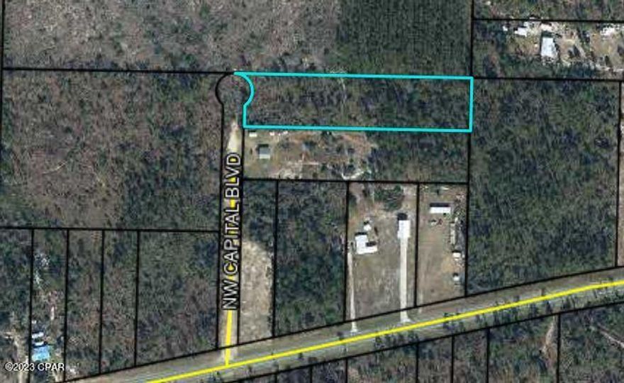 2 acres of vacant land. Private and the perfect place to build your dream home. Mobile homes allowed.