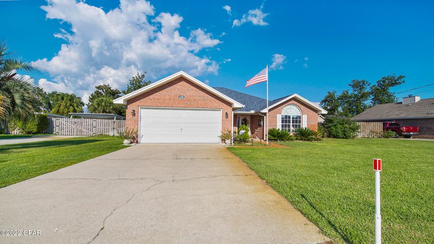 'CURRENTLY UNDER CONTRACT, SELLER ACCEPTING BACKUP OFFERS' Price Correction on this Centrally located brick home in the heart of Lynn Haven.  This three bedroom two bath features open floor plan with 10' ceilings, LVP flooring throughout, crown molding, recess lighting and split bedroom floor plan.  Newly remodeled eat-in-kitchen with granite counter tops, pantry, breakfast bar and black stainless steel appliances.  Separate dinning area.  Large master bedroom, double vanity in master bath with cultured marble countertops and walk in closet. 

Beautifully landscaped backyard oasis, screened in back porch with an additional covered area, privacy fence, sprinkler system with shallow well.  20x28 insulated shed with window ac, 10x16 shed.  Home is wired for 30amp generator hook up.